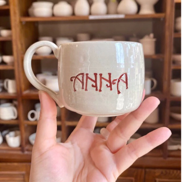 Cốc gốm thủ công độc bản | Personalized Mugs (Khắc tên) | The Studio