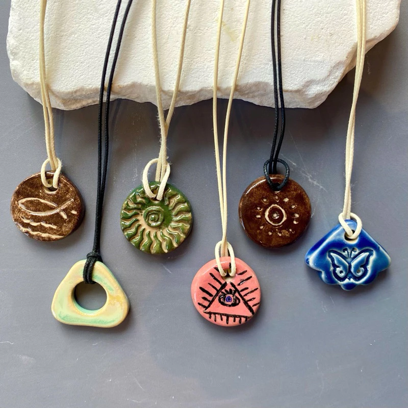 Vòng cổ gốm thủ công I Phong cách du mục cá tính Bohemian | The Studio