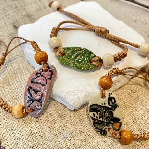 Vòng Tay Gốm Thủ Công | Phong Cách Boho | The Studio