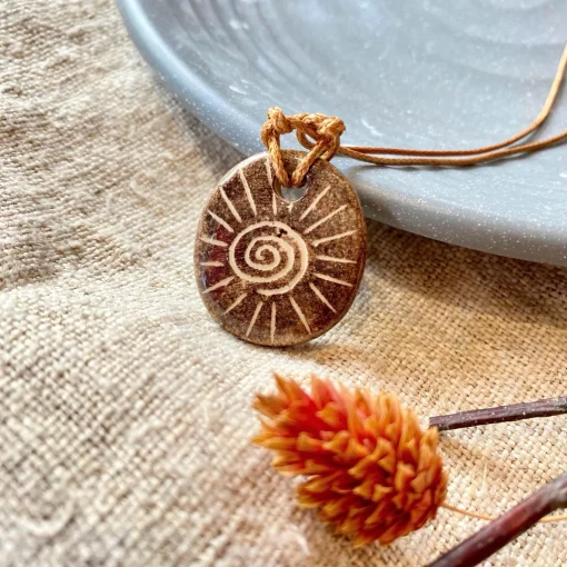 Vòng Cổ Gốm Thủ Công I Khắc Tên Theo Yêu Cầu I The Studio - Ảnh 2